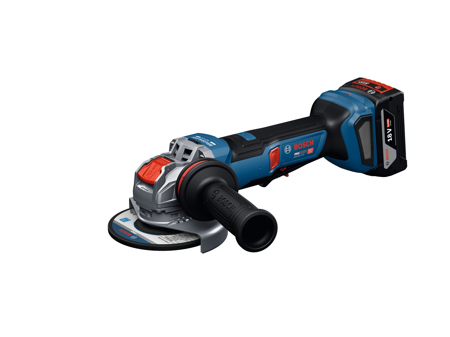 Bosch GWX 18V-11 PS Akku-Winkelschleifer 125mm, 5Ah